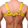 The Red Harness Harnais en cuir Buckle Jaune